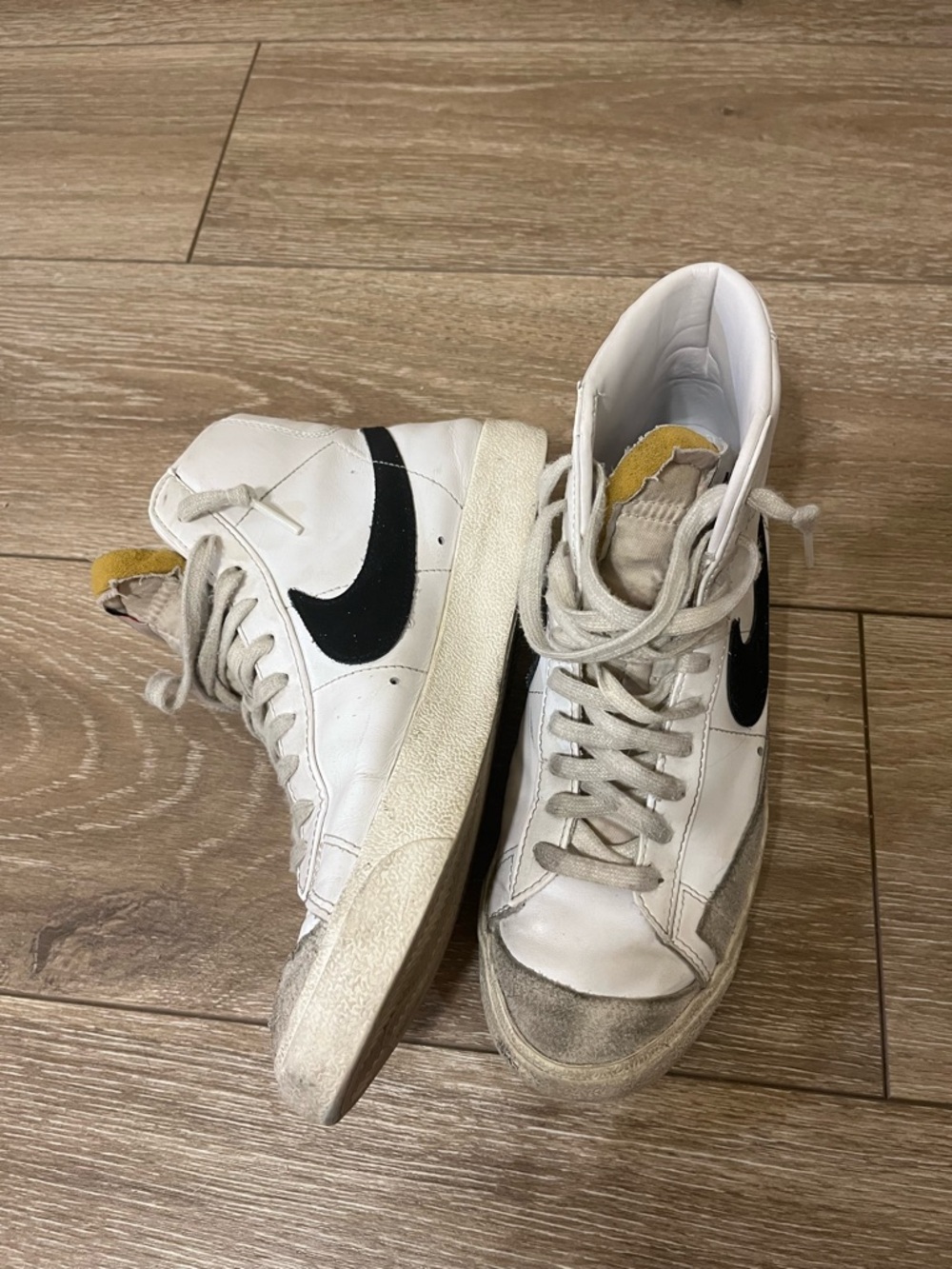 Nike Blazer White High-Top Sneakers